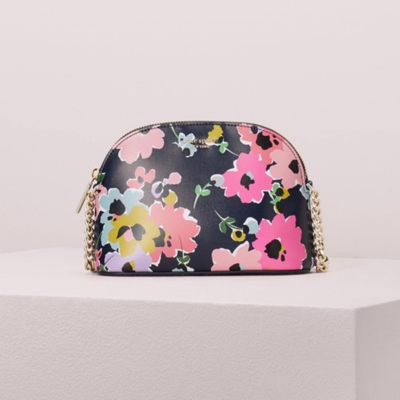 sylvia wildflower bouquet small dome crossbody